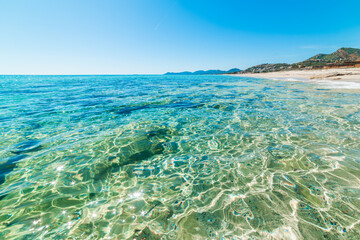 Turquoise sea in Piscina Rey Beach