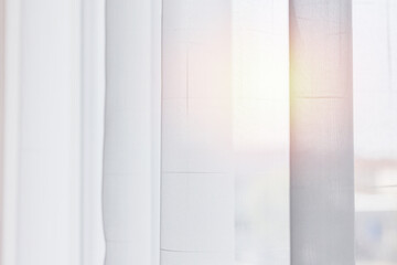 Sunscreen curtain UV protection sunshade closeup texture made from PVC or Polyester fiberglass