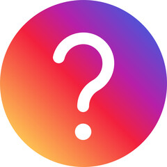 Instagram Question Mark Inquiry Icon Instagram Gradient App