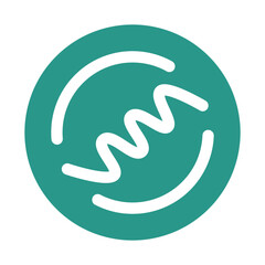 Protein line black icon. Nutrition facts.