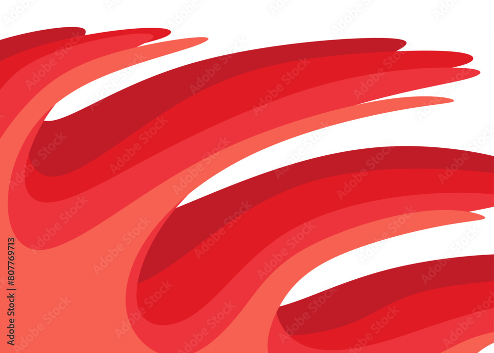 Poster abstract background with gradient wavy lines pattern
