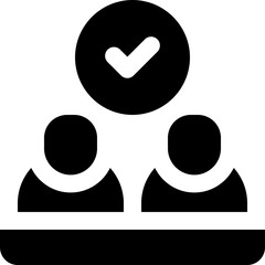 customer review icon. vector glyph icon for your website, mobile, presentation, and logo design.