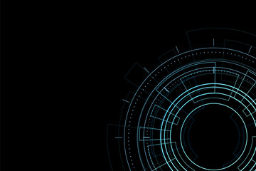 Sci fi futuristic user interface, HUD, Technology abstract background , Vector illustration.