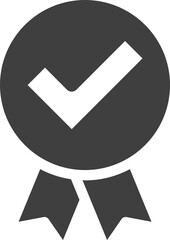 Good icon vector. Business success sign. Best quality symbol of correct, verified, certificate, approval, accepted, confirm, check mark.