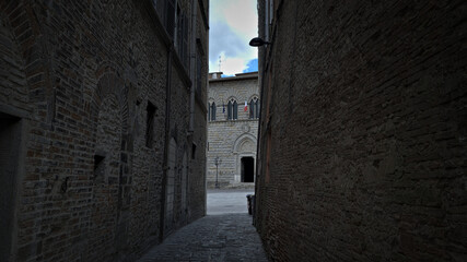 Obraz premium Vicoli a Città di Castello in Umbria