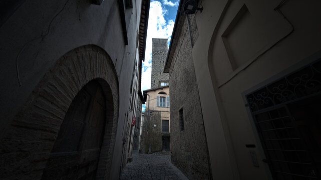 Vicoli a Citt&agrave; di Castello in Umbria