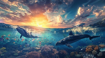 World ocean day UHd wallpaper