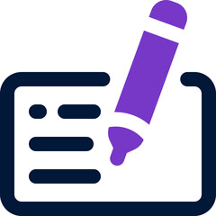 opinion icon. vector dual tone icon for your website, mobile, presentation, and logo design.