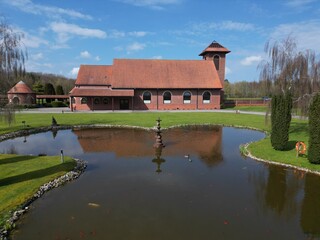 Obraz premium Octon Crematorium, Driffield, East Yorkshire 