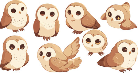 owl clipart vector for graphic resources	