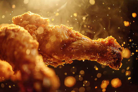 grilled chicken wings, broasted chicken		