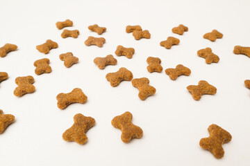 Dog bones animal food bones pet food dog background. Dog snack pattern background