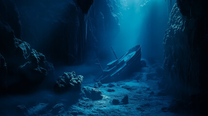 深海の沈没船