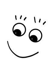 Simple illustration of smile