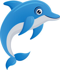 dolphin isolated on white background