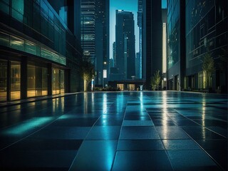 city hall in night