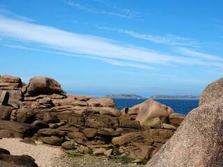 Côte de granite rose à Tregastel