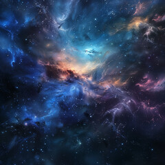 Fototapeta premium Galaxy in space 