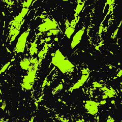 Green neon camouflage abstract  seamless pattern