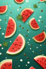 Fototapeta premium Stunning Watermelon Slice Inspiration