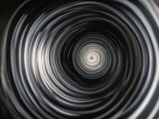 Obraz premium black and white spiral