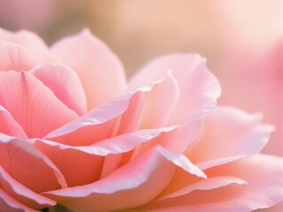 pink rose petals