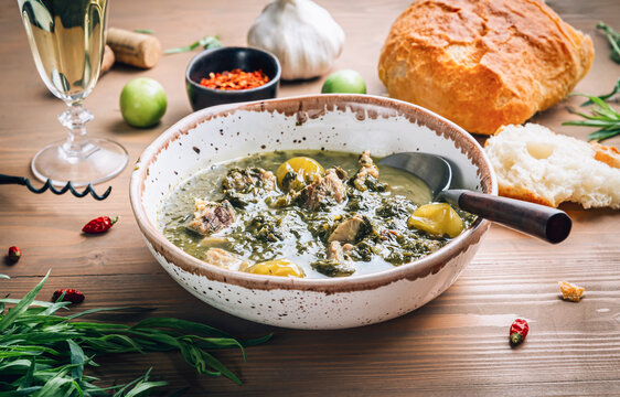 Georgian dish chakapuli or the Turkish dish Alluciye. Keto diet dish