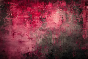 Vector illustration red grunge texture background, silhouette creativity red paint background with ink-black stain design. Beautiful simple AI generated image in 4K, unique.