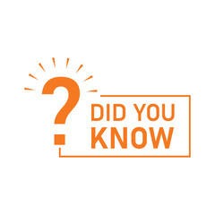 Did you know  vector design
