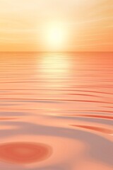 Obraz premium Surreal minimalist vertical banner with a serene pink and blue palette featuring a calm ocean and a large sun against a gradient sky, perfect for meditation and relaxation themesCalm, ocean, sun, 