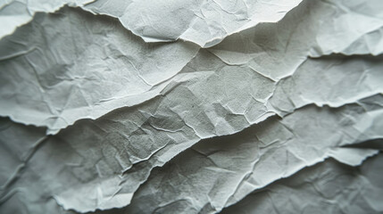 Recycled crumpled paper texture or paper background for design with copy space