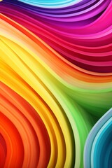 Vibrant vertical illustration of flowing rainbow colors, seamlessly blending into each other with a smooth, wavy texture colorful in multi colors

design, color, creativity, background, art






