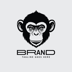 monkey  vector business  Logo Design Template Element