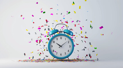 alarm clock time celebration 