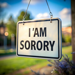 Lettering I am so sorry