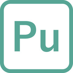 box icon with PU text
