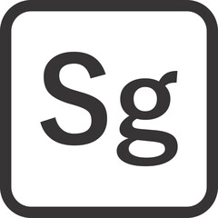 box icon with SG text