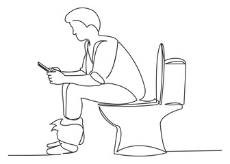 man on the toilet with a phone in his hands_04
