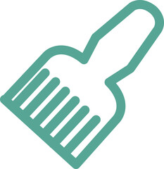 paint brush icon outline transparent 