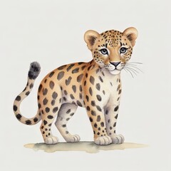 leopard cartoon illustration 