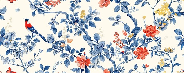 Seamless Pattern of Watercolor