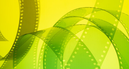 film strip with texture for cinema background