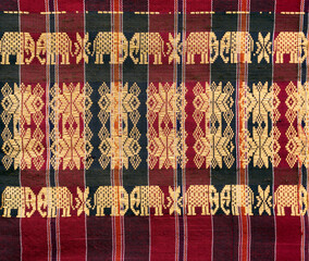 Thai fabrics patterns for background