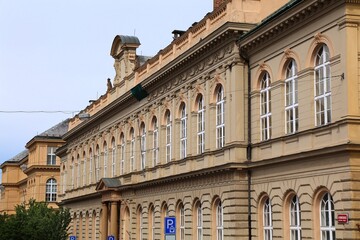 Fototapeta na wymiar General hospital in Prague, Czech Republic