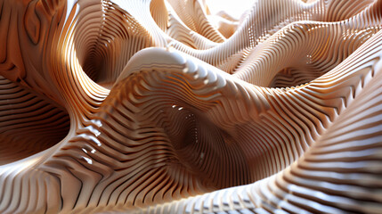 Parametric abstraction pattern texture