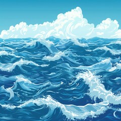 Obraz premium sea and waves