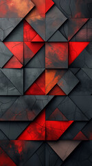 abstract background black and red color palette