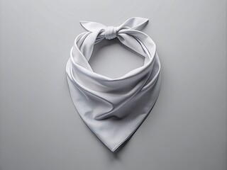 white satin ribbon generative ai