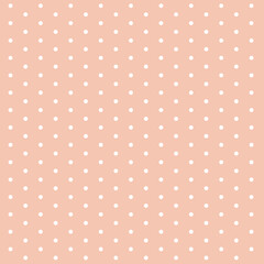 polka dots on a white background