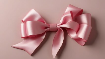 Big pink bow no background